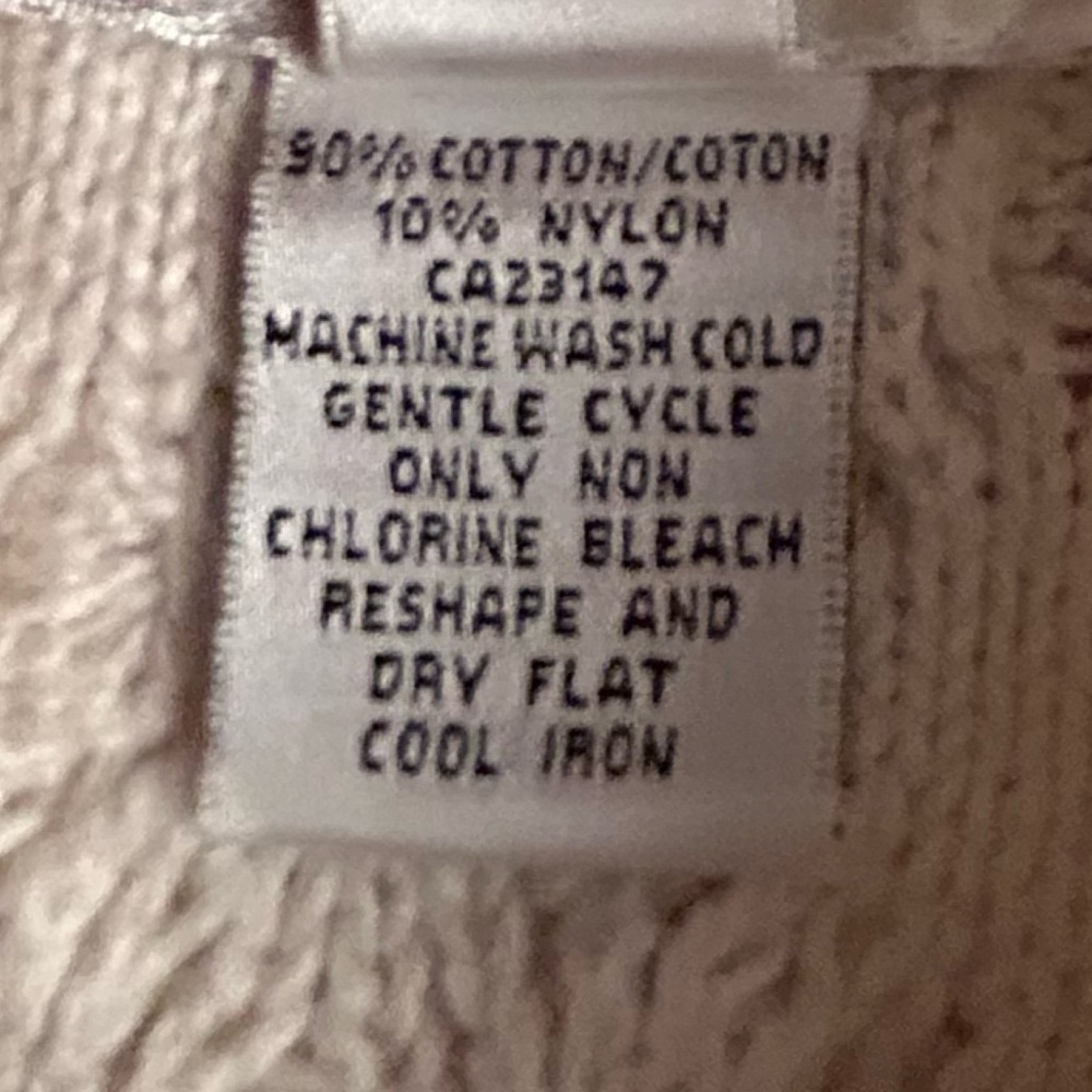 Talbots Ivory Cable Knit Sweater - Picture 6 of 11